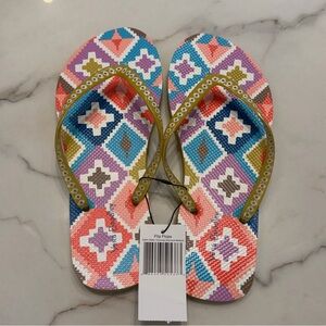 Vera Bradley Hacienda Diamond Flip Flops
